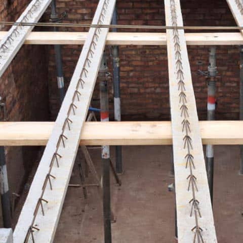 concrete rib and block slabs